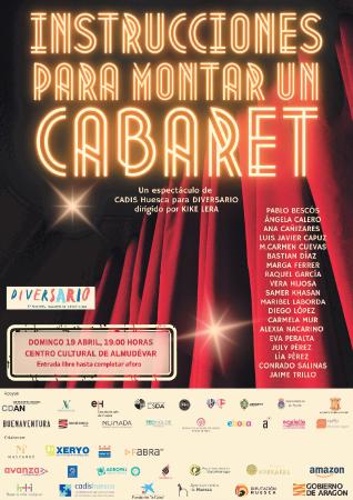 Imagen Diversario: TEATRO “INSTRUCCIONES PARA MONTAR UN CABARET